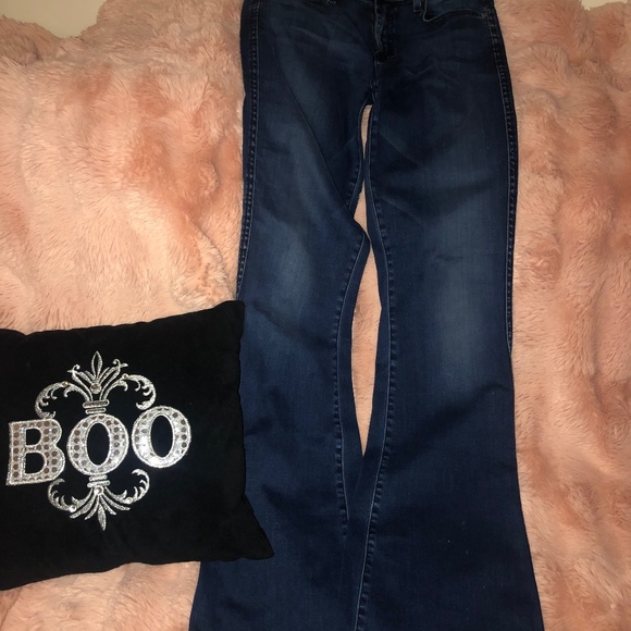 7 for  all mankind high waist vintage bootcut jeans with a flare - Picture 4 of 8